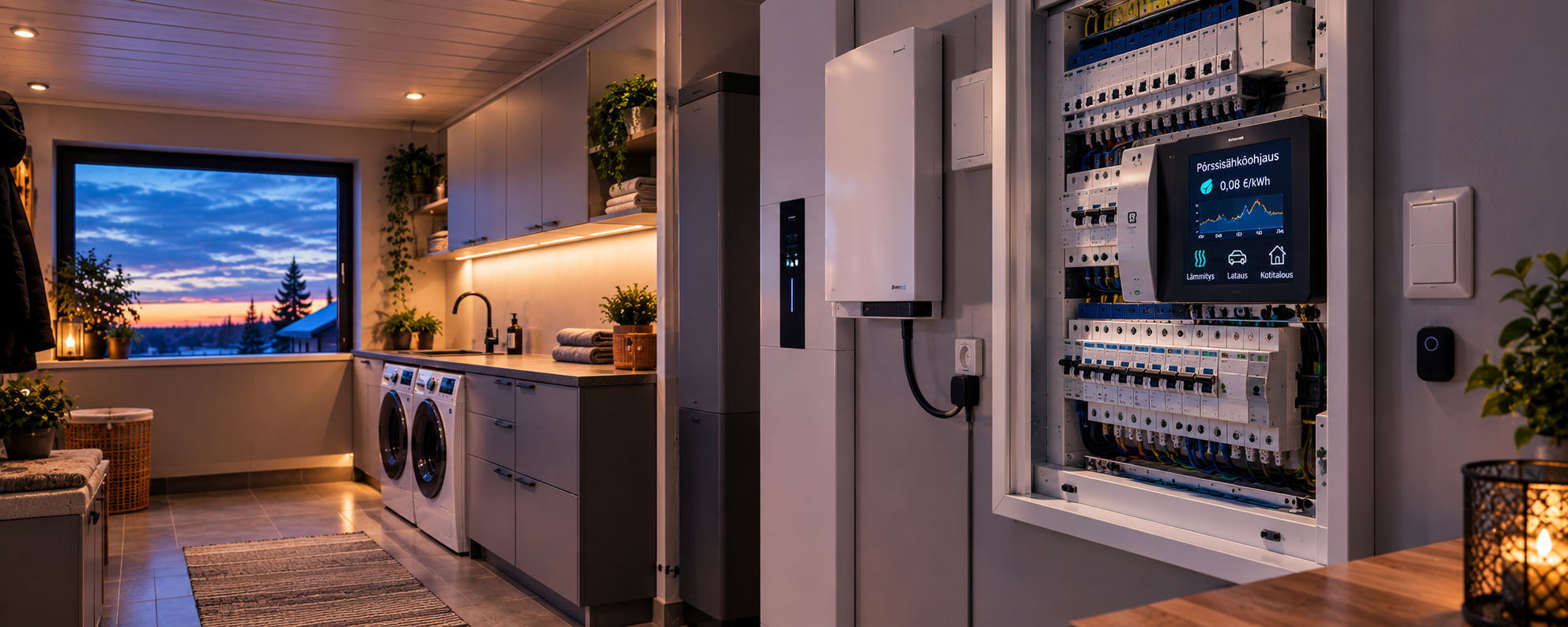 Sähkölämmityksen energiaremontti ja pörssisähkön ohjaus